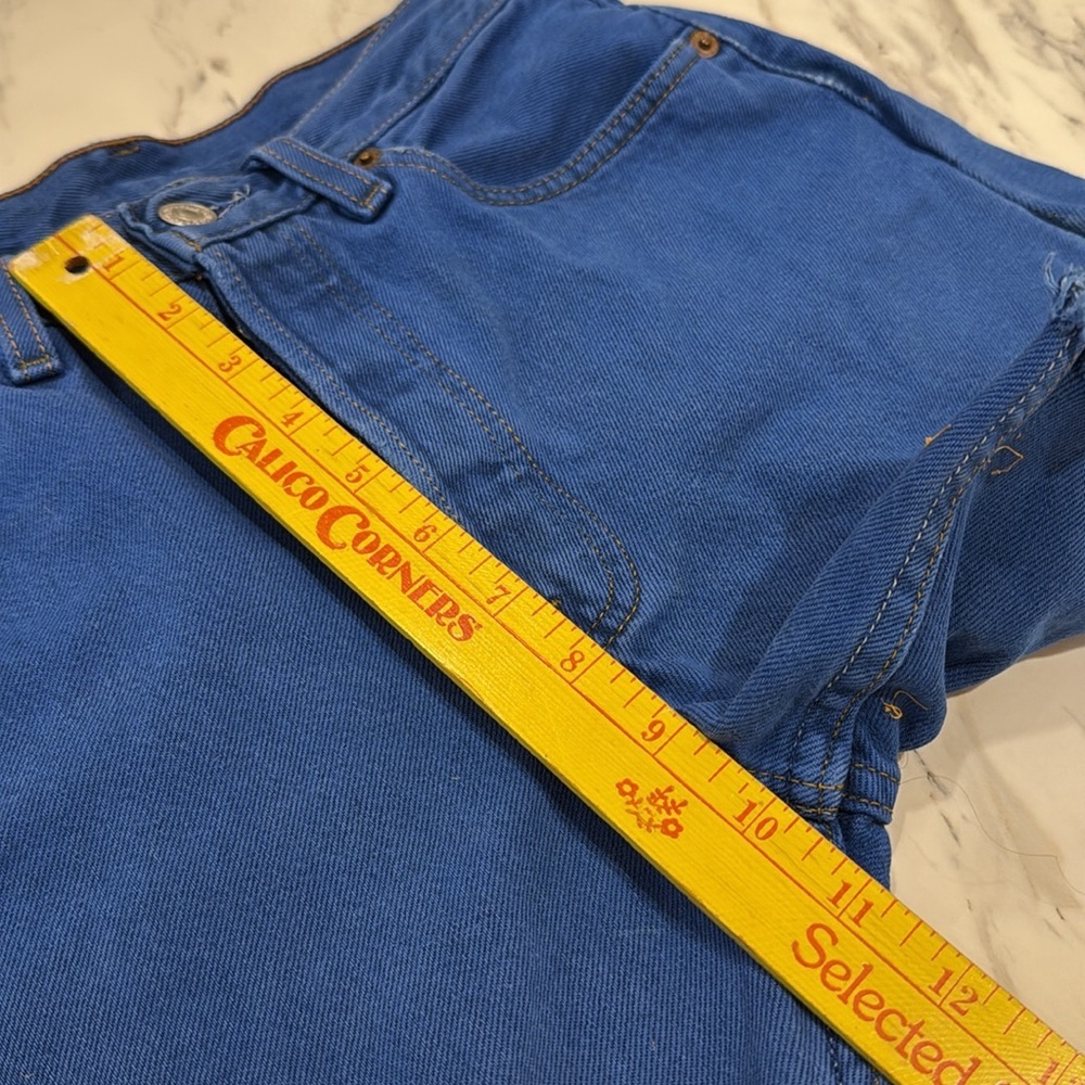 Levi's OVERDYED Blue Jean Shorts for Women Size XS - Picture 8 of 9